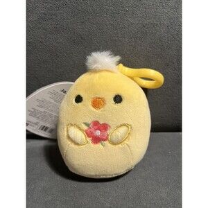 New Squishmallow Clip Triston the Chick 3.5 Inch Soft Plush Spring